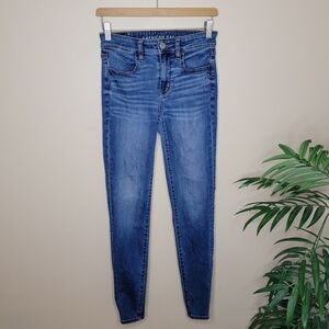 American Eagle | Next Level Stretch Hi-Rise Jeggings Skinny Jeans Size 2